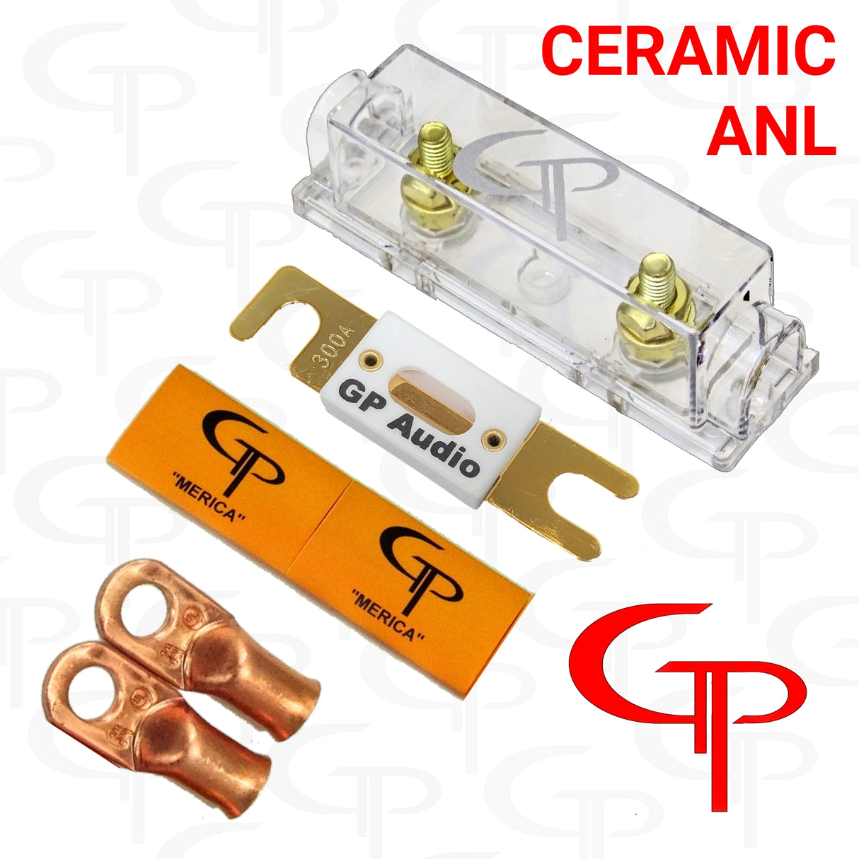 Ceramic GP ANL FUSE &  Block W/ 2 LUGS AND SHRINK