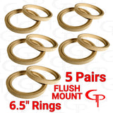 DOORBUSTER GP 6.5" Flush Mount Speaker Rings 5 Pairs