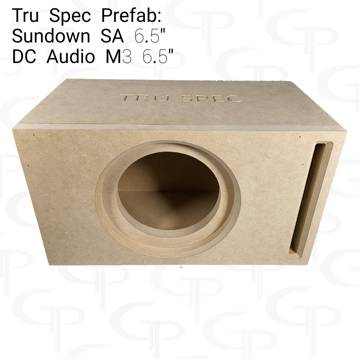 TRU SPEC Prefab Single 6.5" Subwoofer Enclosure Sundown SA /  DC M3