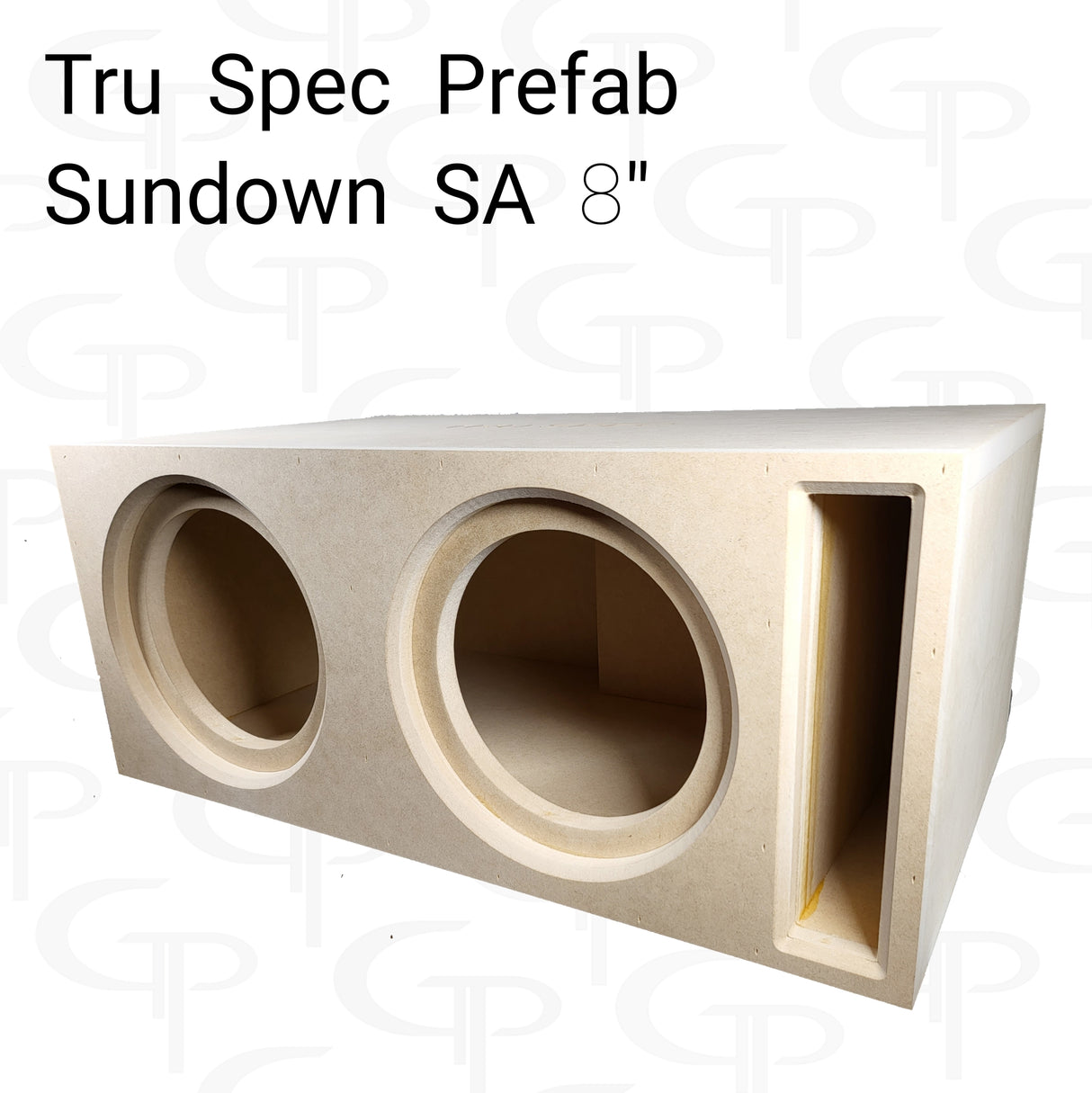 TRU SPEC Prefab Dual 8" Subwoofer Enclosure Sundown SA