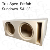 TRU SPEC Prefab Dual 8" Subwoofer Enclosure Sundown SA