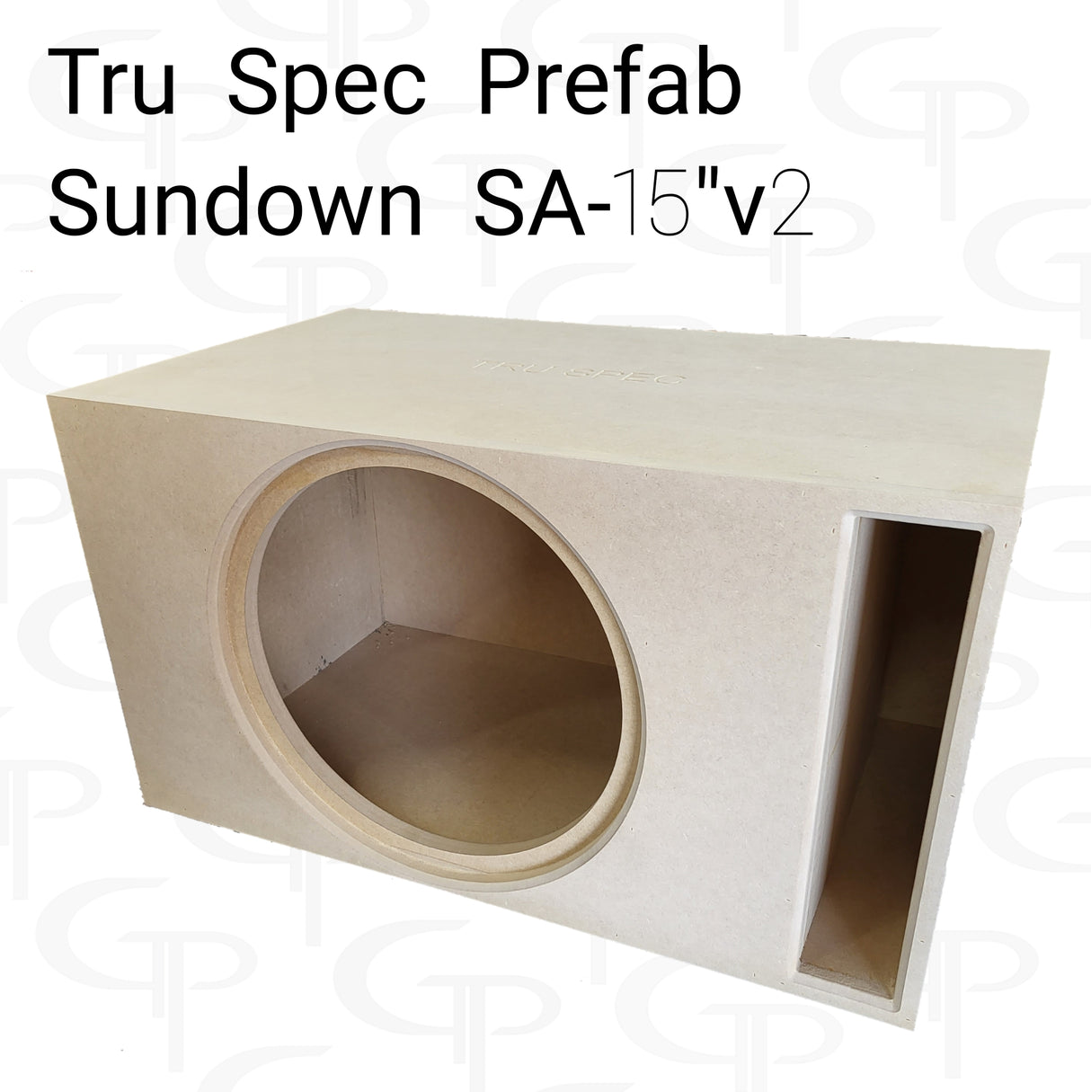 TRU SPEC Prefab Single 15" Subwoofer Enclosure Sundown SA 15v2