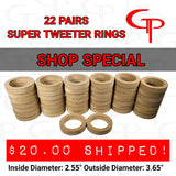 SHOP SPECIAL: 22 Pairs Super Tweeter Rings