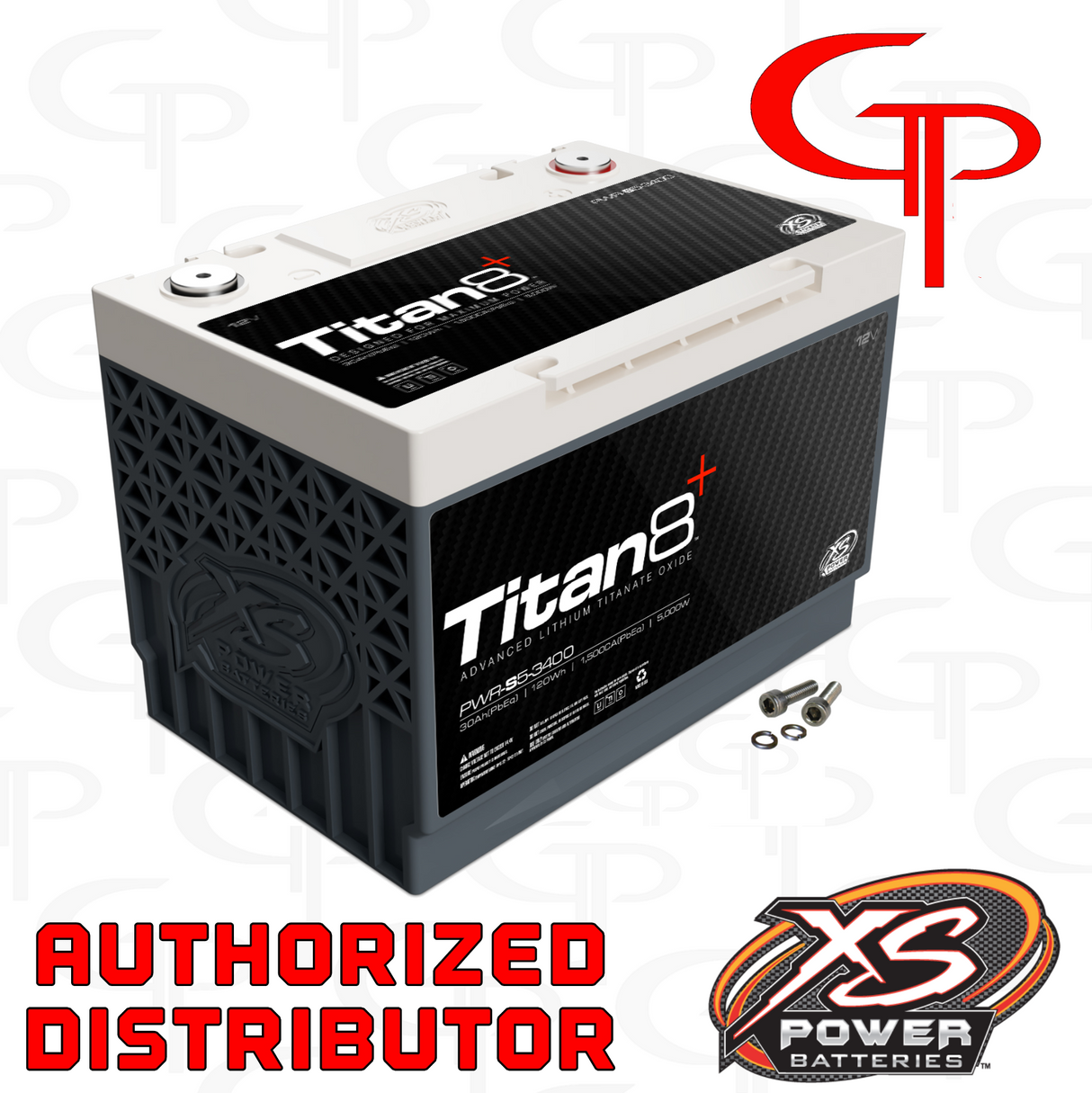 XS Power TITAN8 PWR-S5 3400 12V Lithium Car Audio Battery