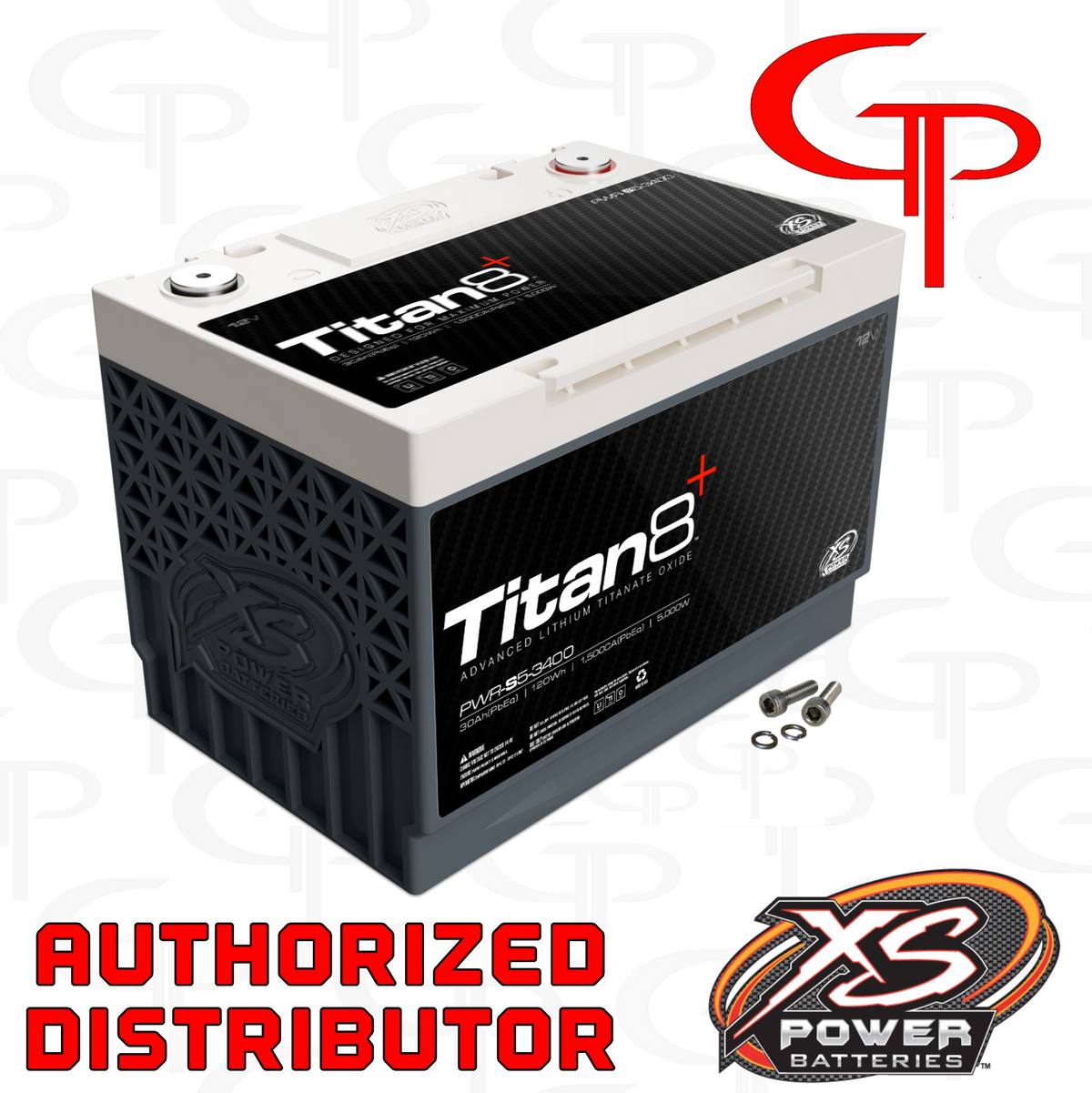 XS Power TITAN8 PWR-S5 3400 12V Lithium Car Audio Battery – GP Car