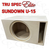 TRU SPEC Elite Prefab Single 15" Subwoofer Enclosure Sundown U 15"