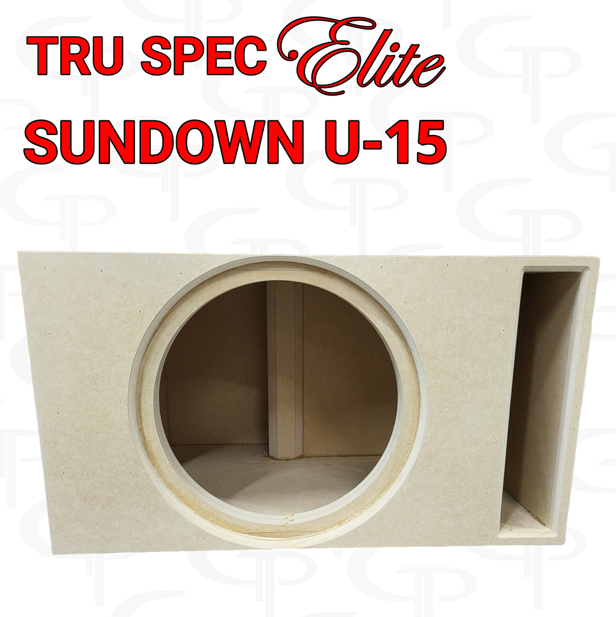 TRU SPEC Elite Prefab Single 15" Subwoofer Enclosure Sundown U 15"