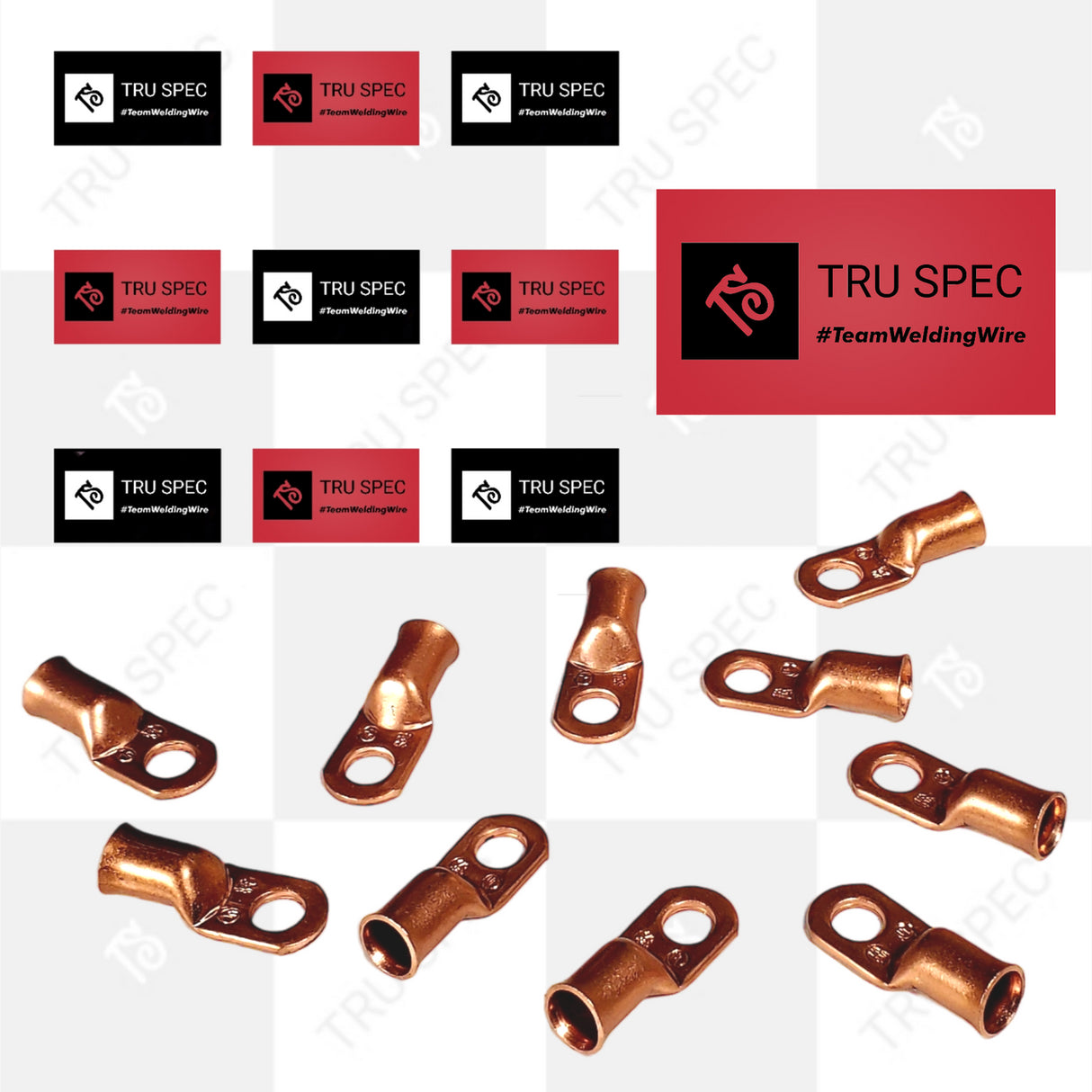 1/0 AWG Tru Spec Lugs & Heat Shrink