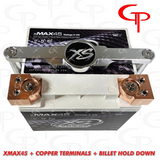 COMBO: XS POWER XMAX45 + COPPER TERMINALS + BILLET HOLD DOWN