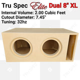 TRU SPEC ELITE Prefab Dual 8" Subwoofer Enclosure Sundown X