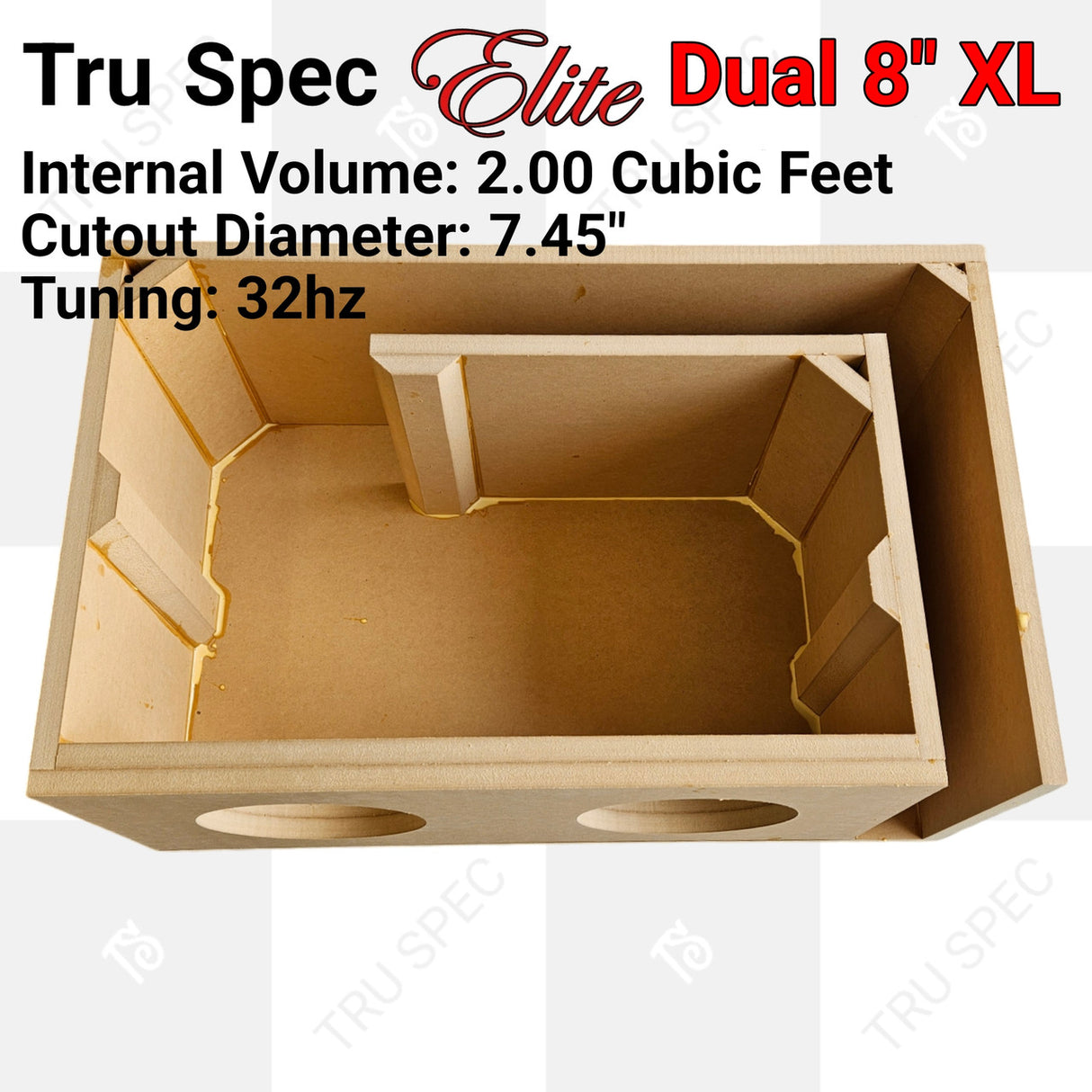 *Doorbuster Dual Sundown Audio Xv4 8" + Tru Spec Elite Enclosure Combo