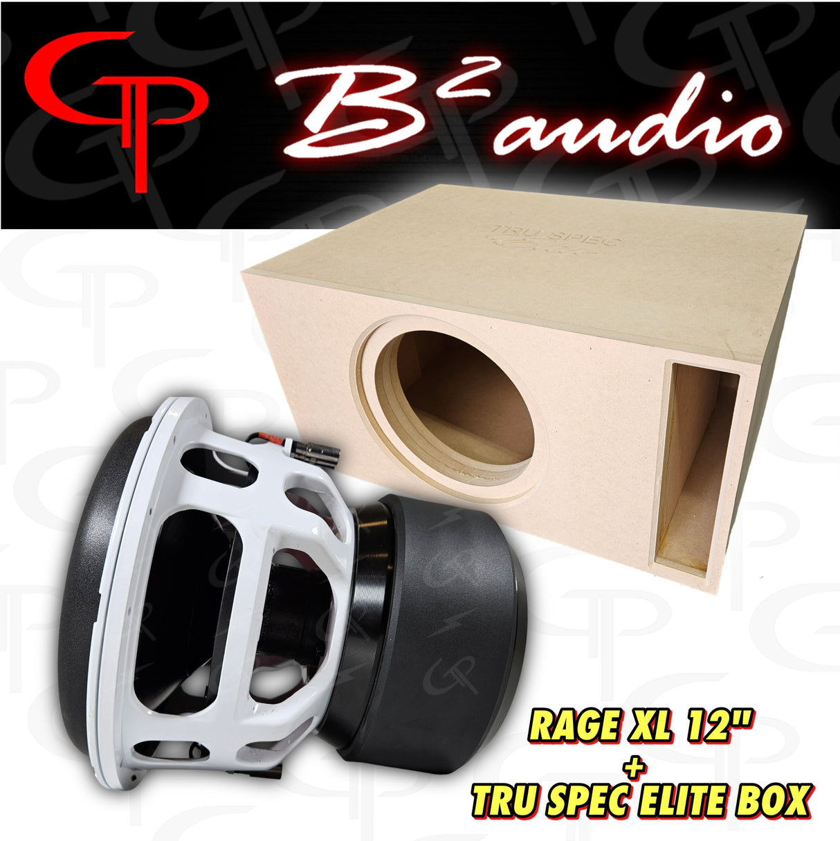 Combo: B2 Audio RAGEXL Series 12" + Tru Spec Elite Enclosure