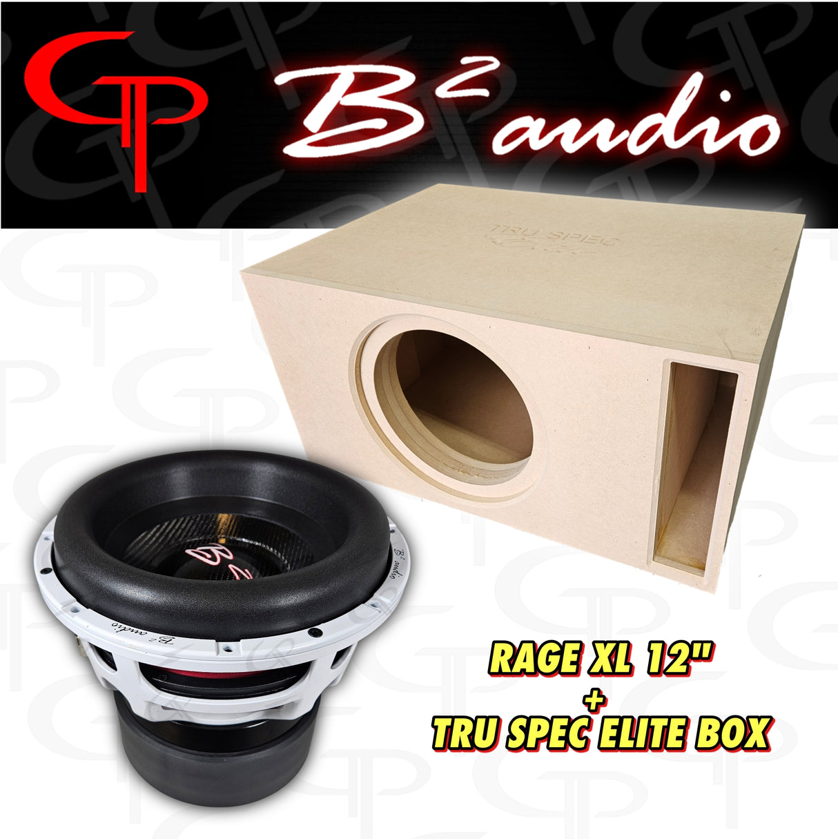 Combo: B2 Audio RAGEXL Series 12" + Tru Spec Elite Enclosure