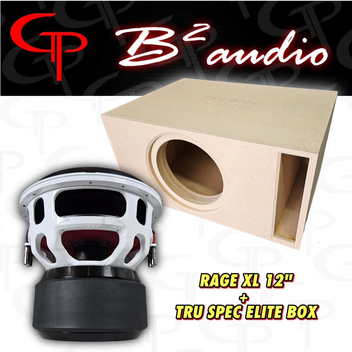 Combo: B2 Audio RAGEXL Series 12" + Tru Spec Elite Enclosure