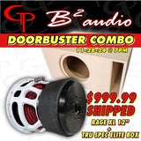 *DOORBUSTER Combo: B2 Audio RAGEXL Series 12" + Tru Spec Elite Enclosure