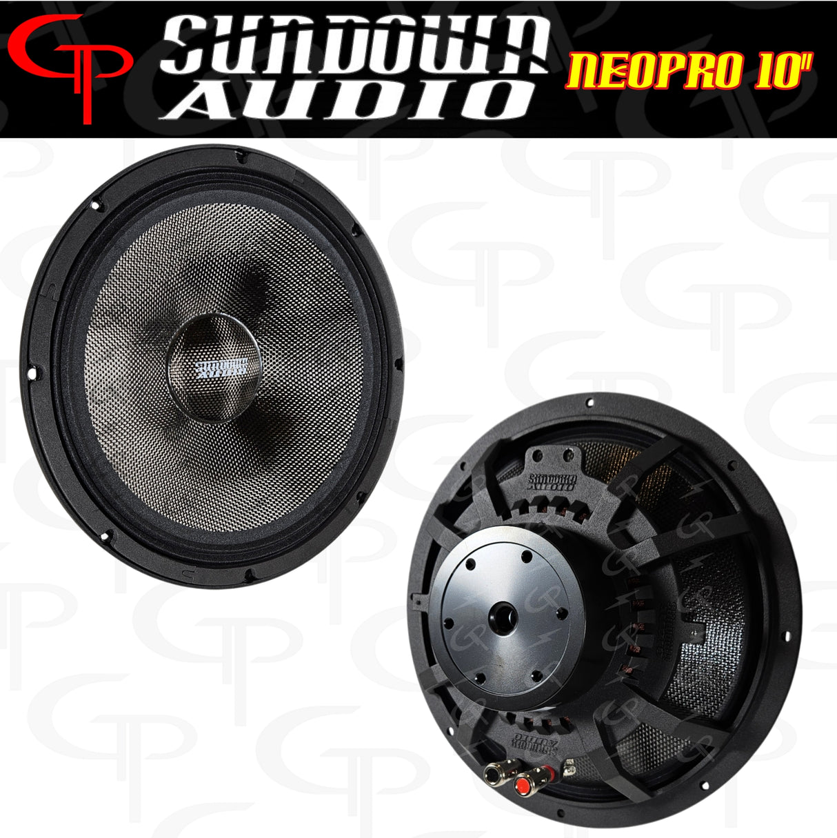 Sundown Audio NeoPro-10 v.4 10" Pro Audio Midrange Speaker (Pair)