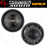 Sundown Audio NeoPro-10 v.4 10" Pro Audio Midrange Speaker (single)