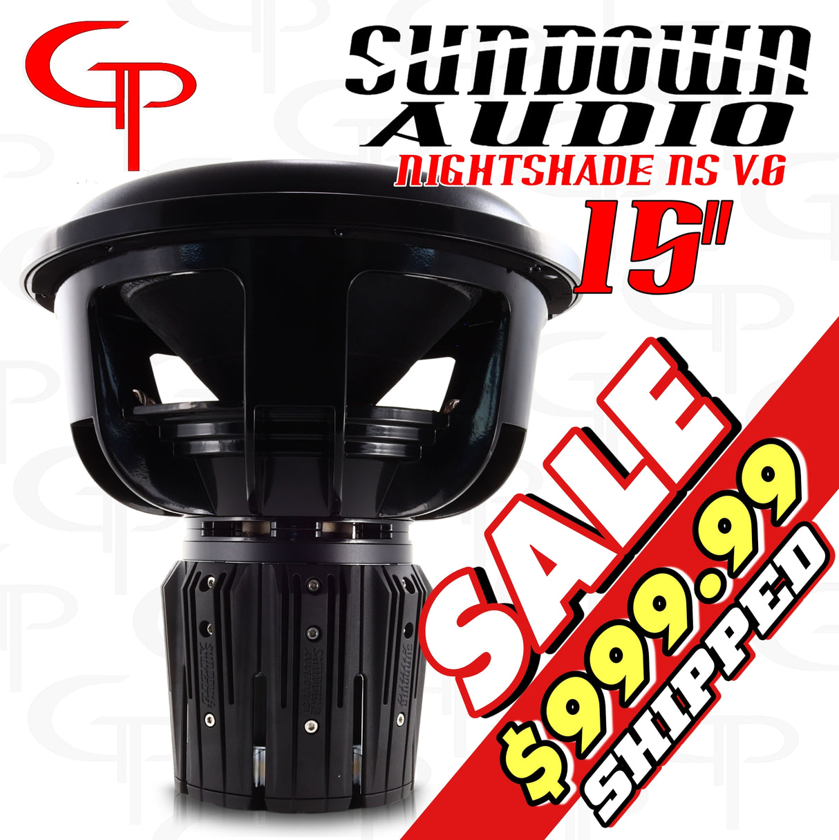Sundown Audio Nightshade NS v.6 15" 3500 watt Subwoofer D1/D2