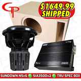 COMBO SUNDOWN NSv6 12" + SIA3500.1 + TRU SPEC ELITE XXL BOX