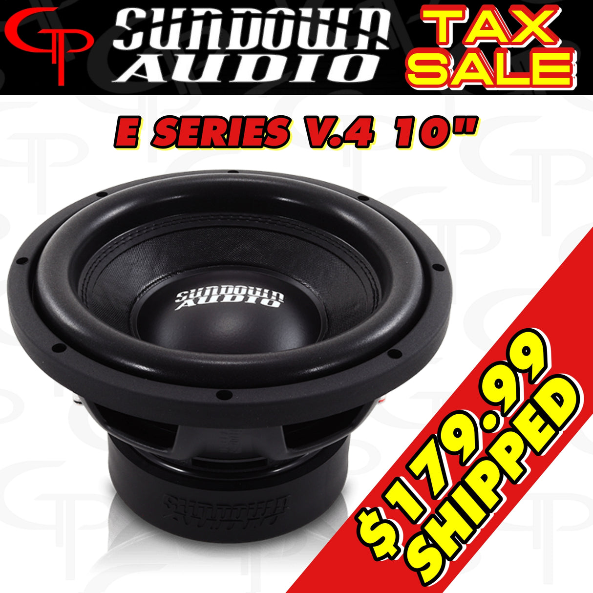 Sundown Audio E V.4 10" 500 Watt Subwoofer