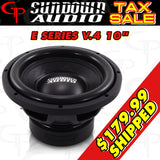Sundown Audio E V.4 10" 500 Watt Subwoofer