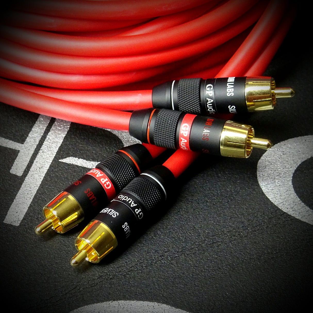 GP Audio DH LABS Ultra HiFi RCA's Strapping 1 Channel Cable