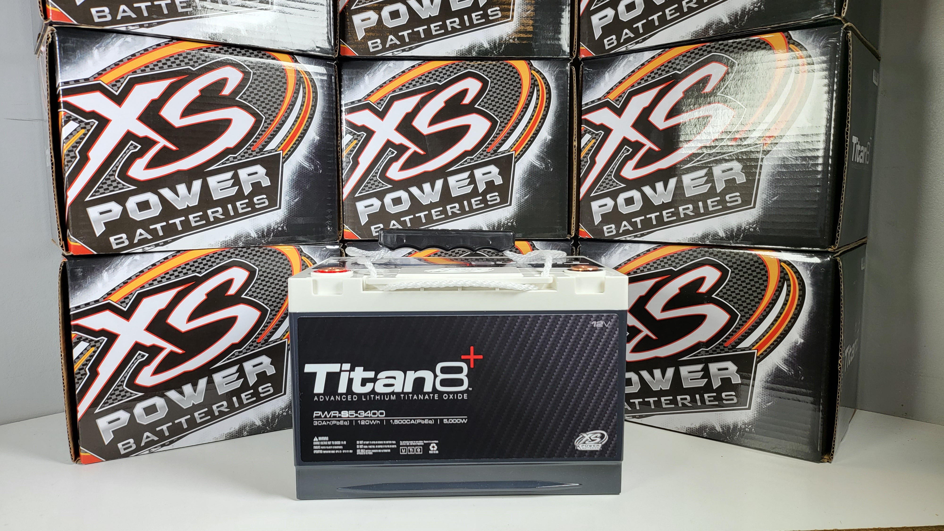 XS Power TITAN8 PWR-S5 3400 12V Lithium Car Audio Battery – GP Car