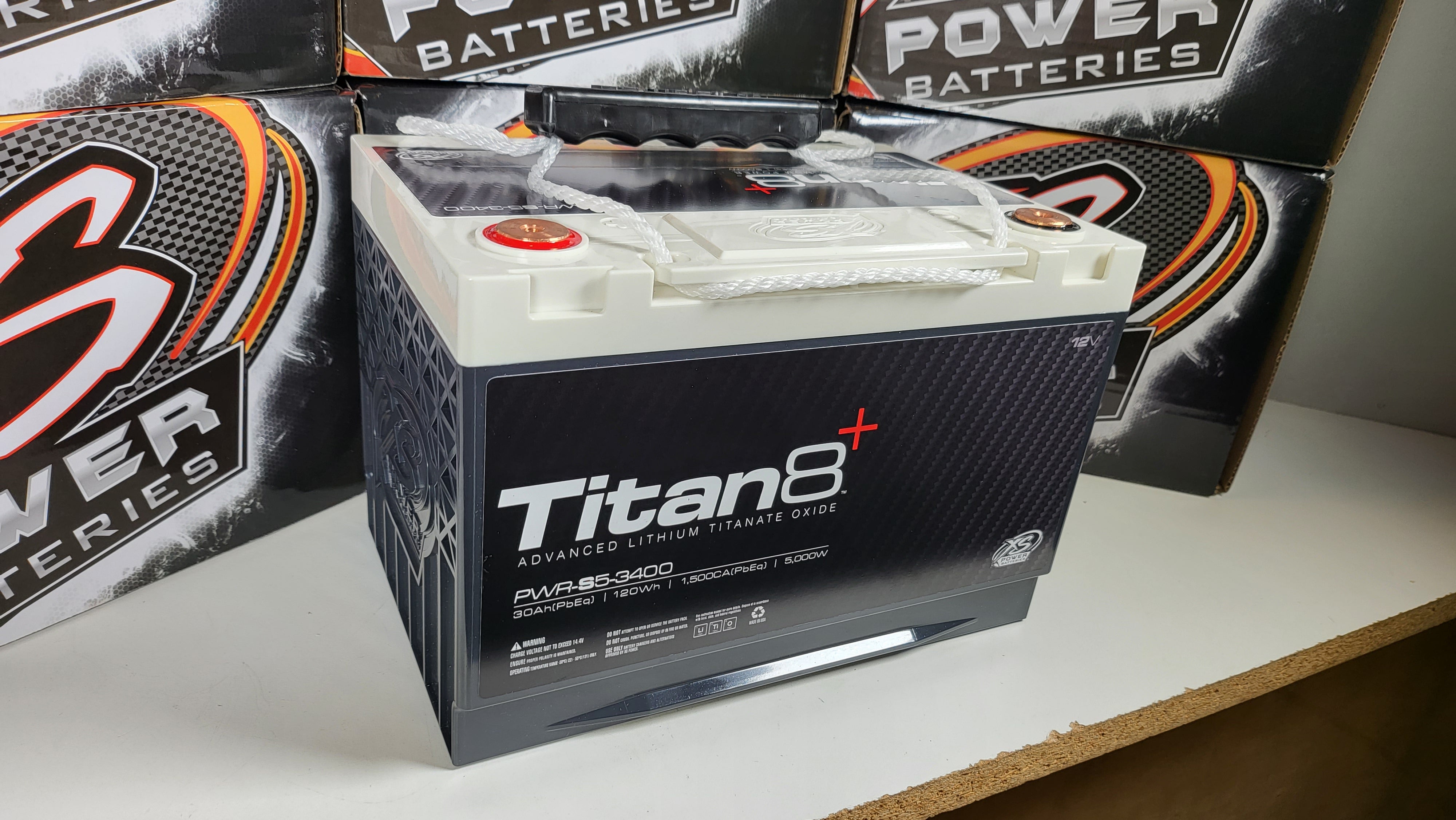XS Power TITAN8 PWR-S5 3400 12V Lithium Car Audio Battery – GP Car