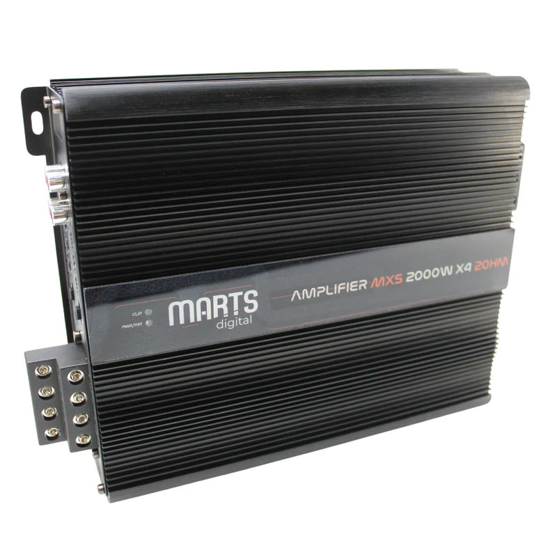 MARTS DIGITAL MXS 2000X4 2 OHM 2000 WATT RMS X 4 CHANNEL FULL RANGE AMPLIFIER