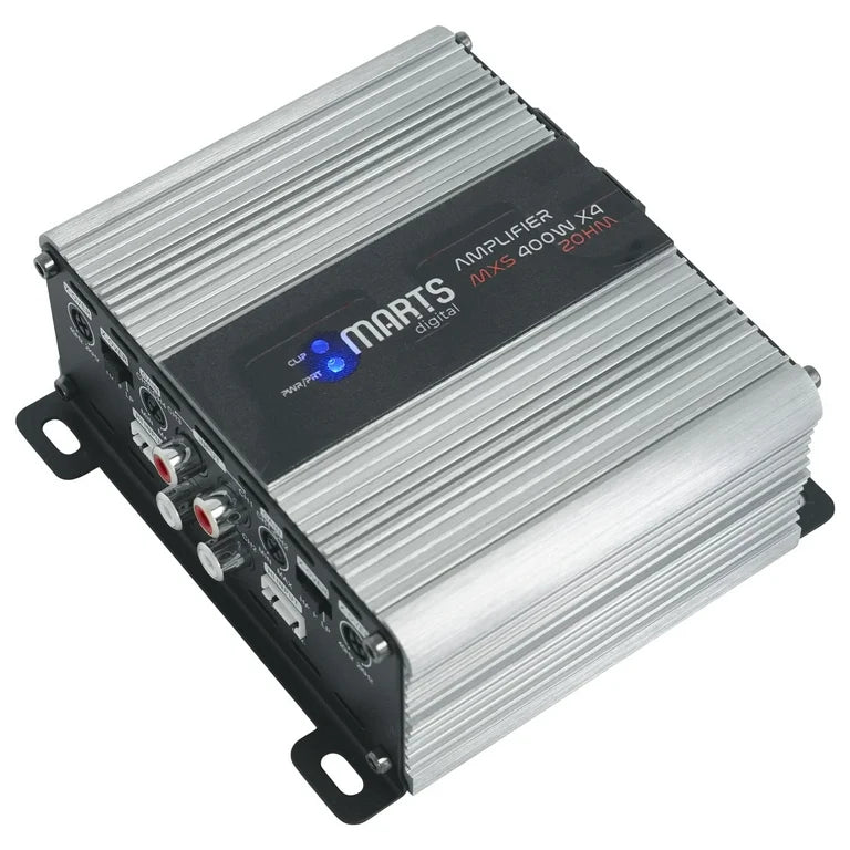 MARTS DIGITAL MXS 400X4 2 OHM 100 WATT RMS 4 CHANNEL FULL RANGE AMPLIFIER