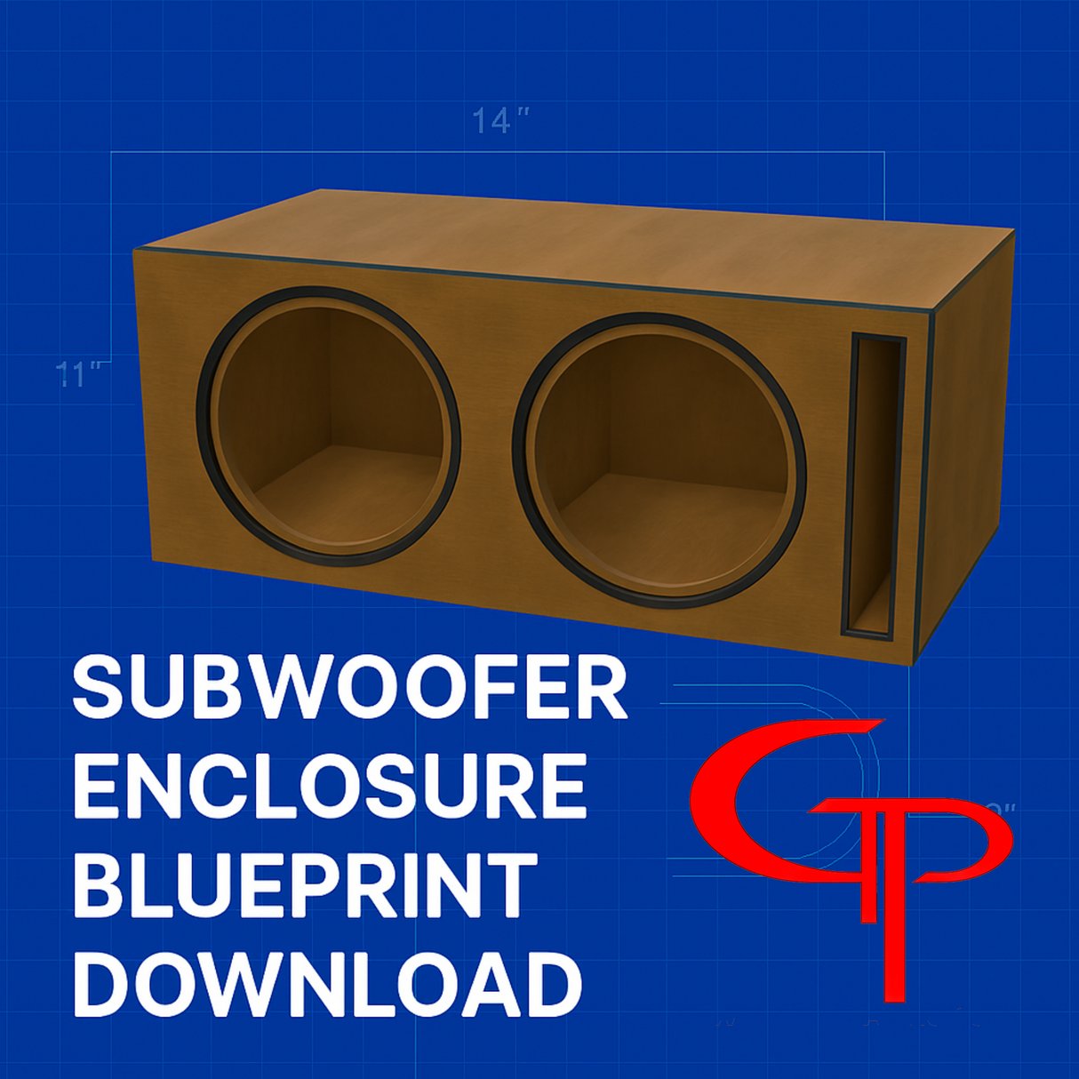 GP DUAL 10" XL 33HZ ENCLOSURE DESIGN PLANS