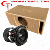 *DOORBUSTER* LOADED SUNDOWN Z8 8" SUBWOOFER + TRU SPEC ELITE Z8 ENCLOSURE