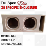 TRU SPEC Elite Sundown Z8 Dual 8" Subwoofer Enclosure