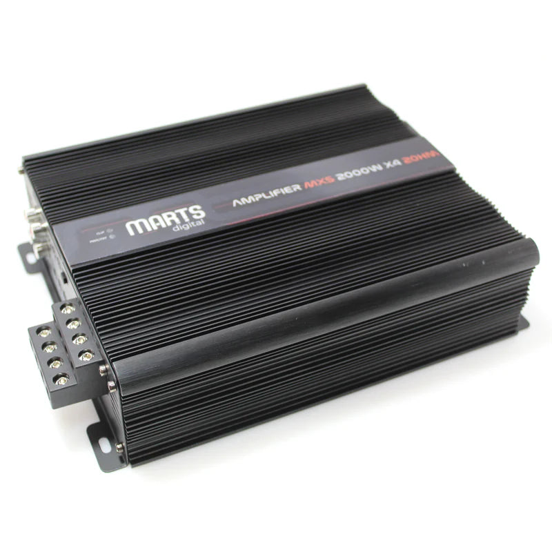 MARTS DIGITAL MXS 2000X4 2 OHM 2000 WATT RMS X 4 CHANNEL FULL RANGE AMPLIFIER