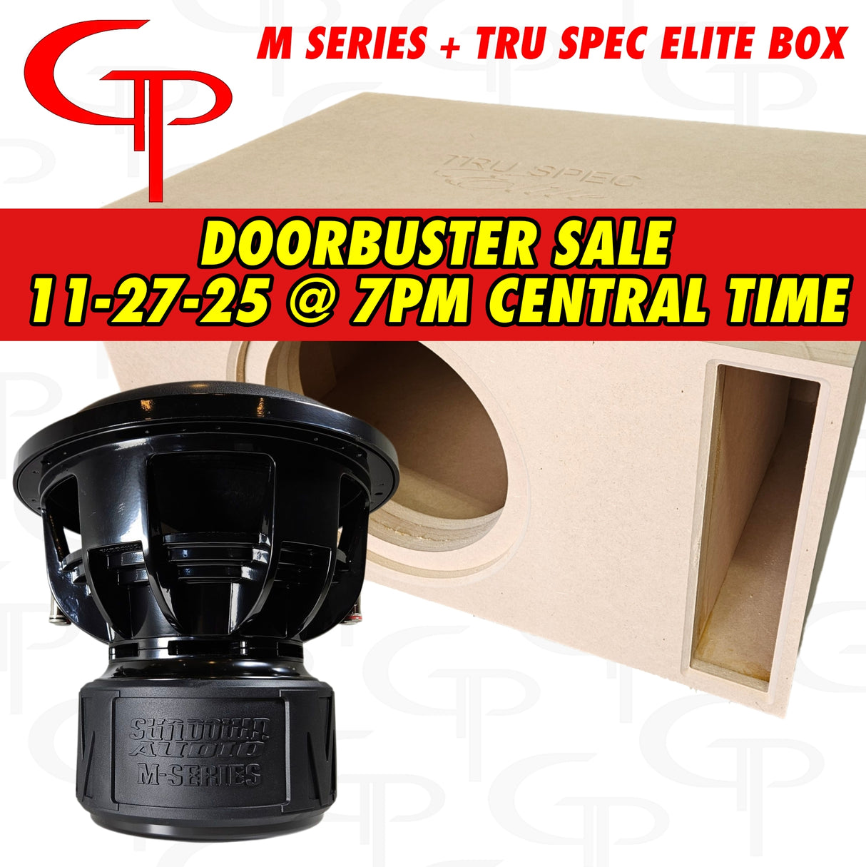 DOORBUSTER LOADED Sundown Audio M Series M12 12" + Tru Spec Elite Box