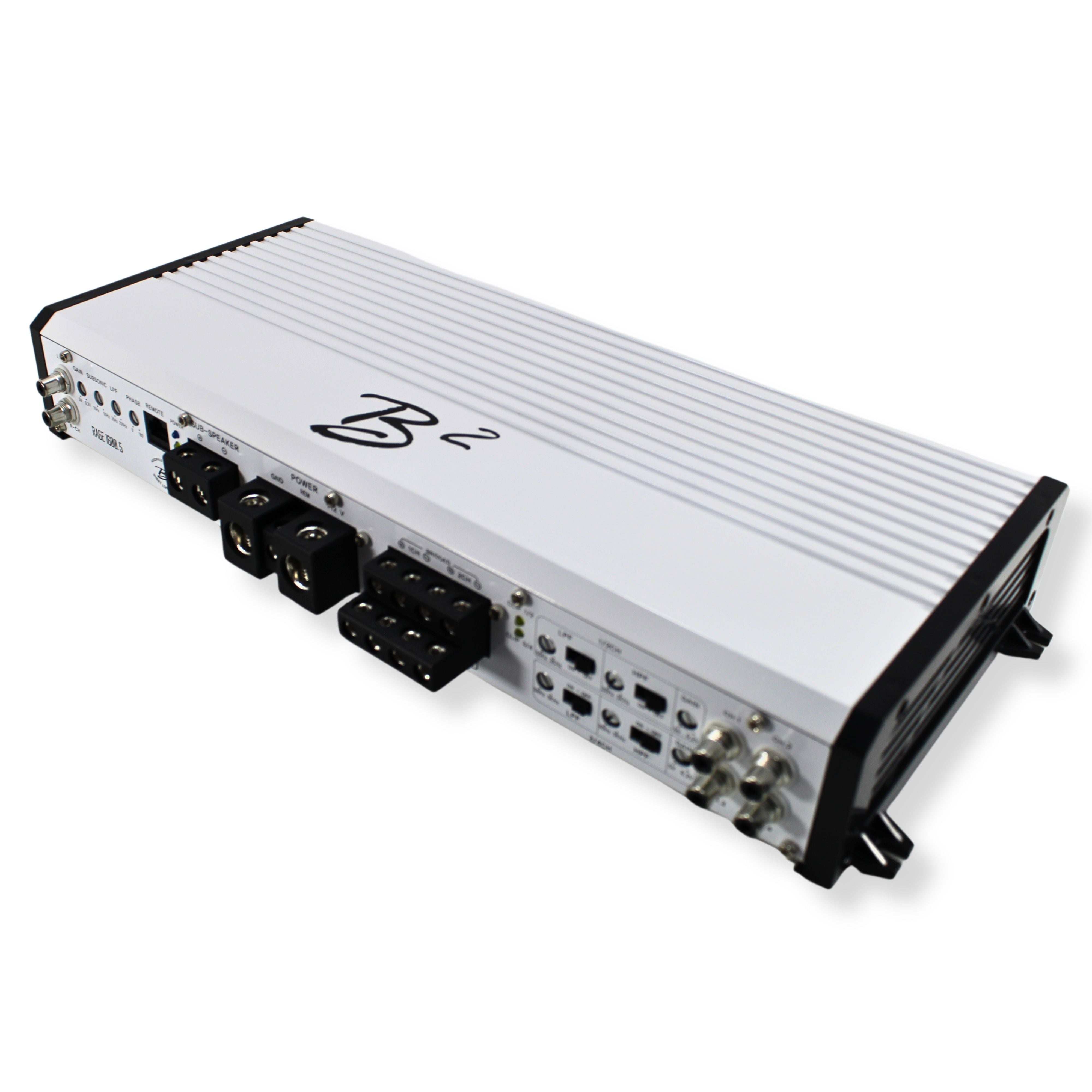 B2 Audio RAGE 5 Channel 1.6k Watt 4-Ohm Half Bridge Class-D