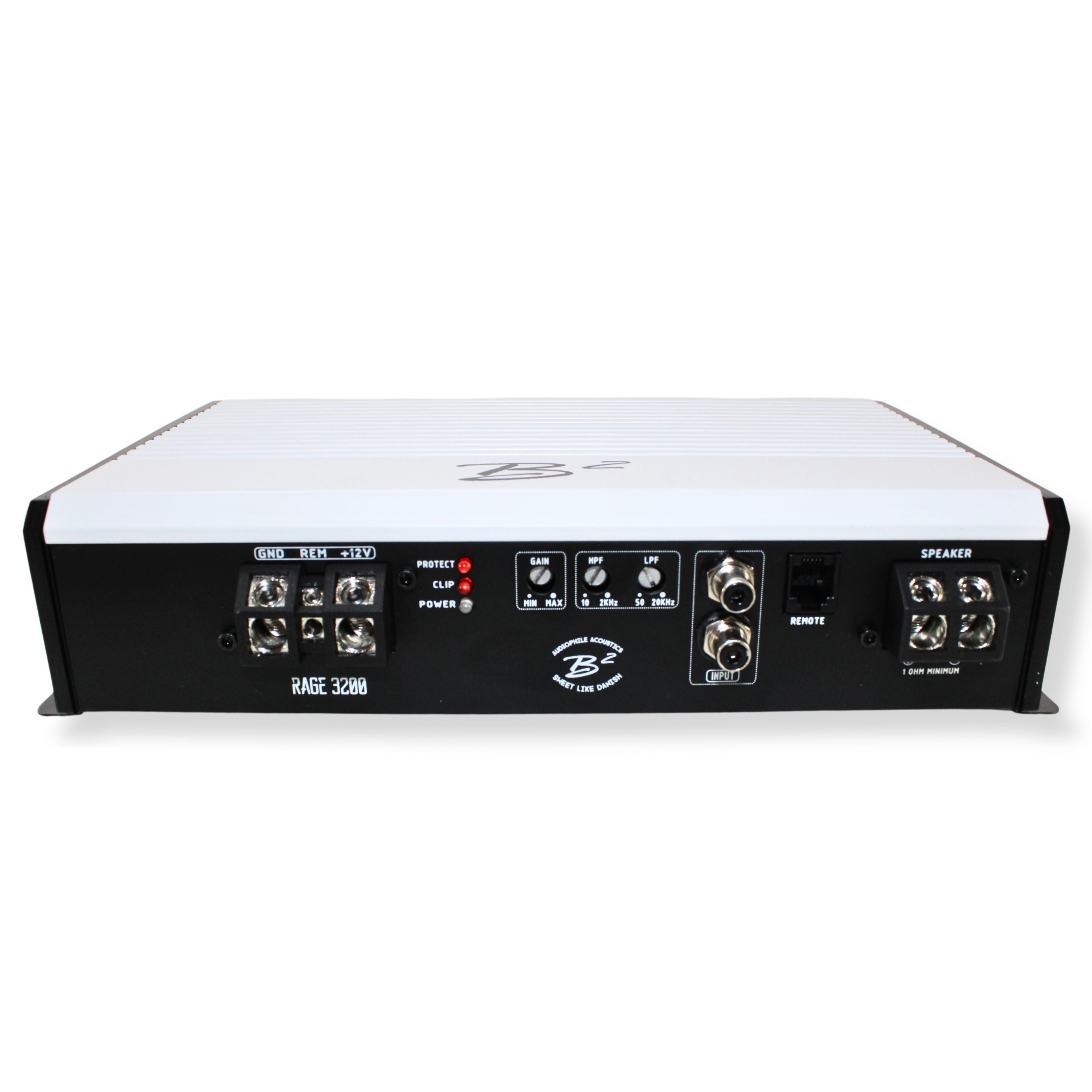 B2 Audio RAGE Series 3200 Watt 1-Channel Class D Full Bridge Mono