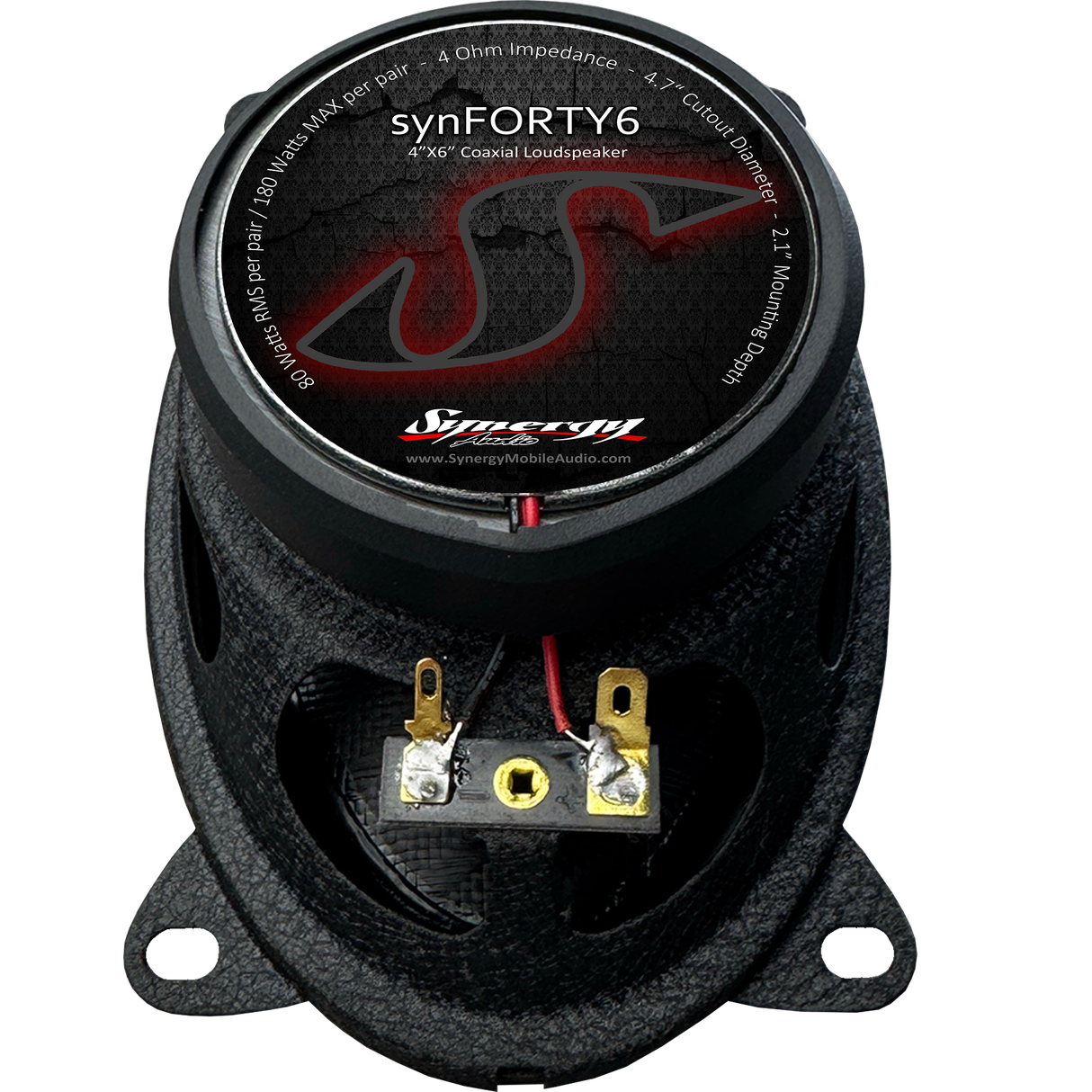 Synergy SYN Series synFOURSIX 4"x6" Coaxial Speaker (pair)