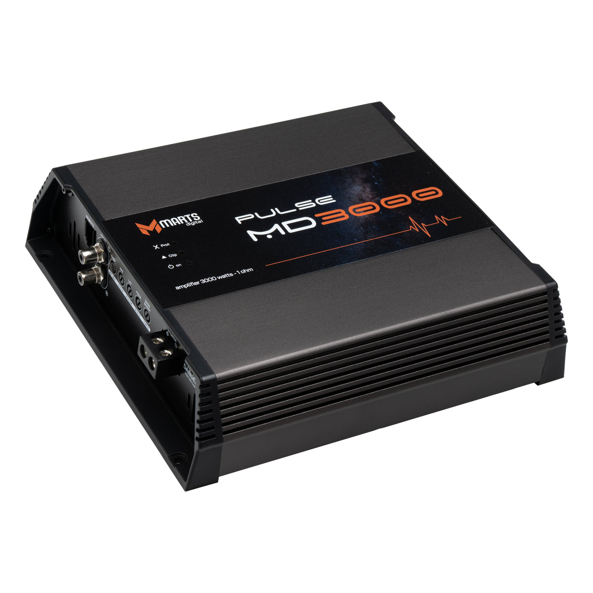 MARTS PULSE MD 3000 1 OHM 3000 WATT FULL RANGE 1 CHANNEL AMPLIFIER