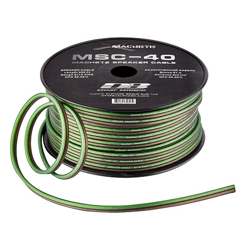 By The Foot Deaf Bonce 12 AWG OFC Speaker cable Machete MSC-40