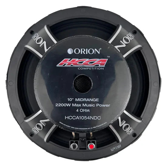 ORION HCCA 10" NEODYMIUM MID RANGE SPEAKER 550 WATTS RMS DUSTCAP