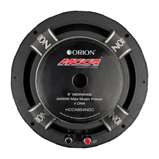 ORION HCCA 8" MIDRANGE SPEAKERS 500 WATTS RMS DUSTCAP