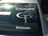 10" Metallic Silver GP 7 year Vinyl decal