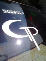 10" Metallic Silver GP 7 year Vinyl decal