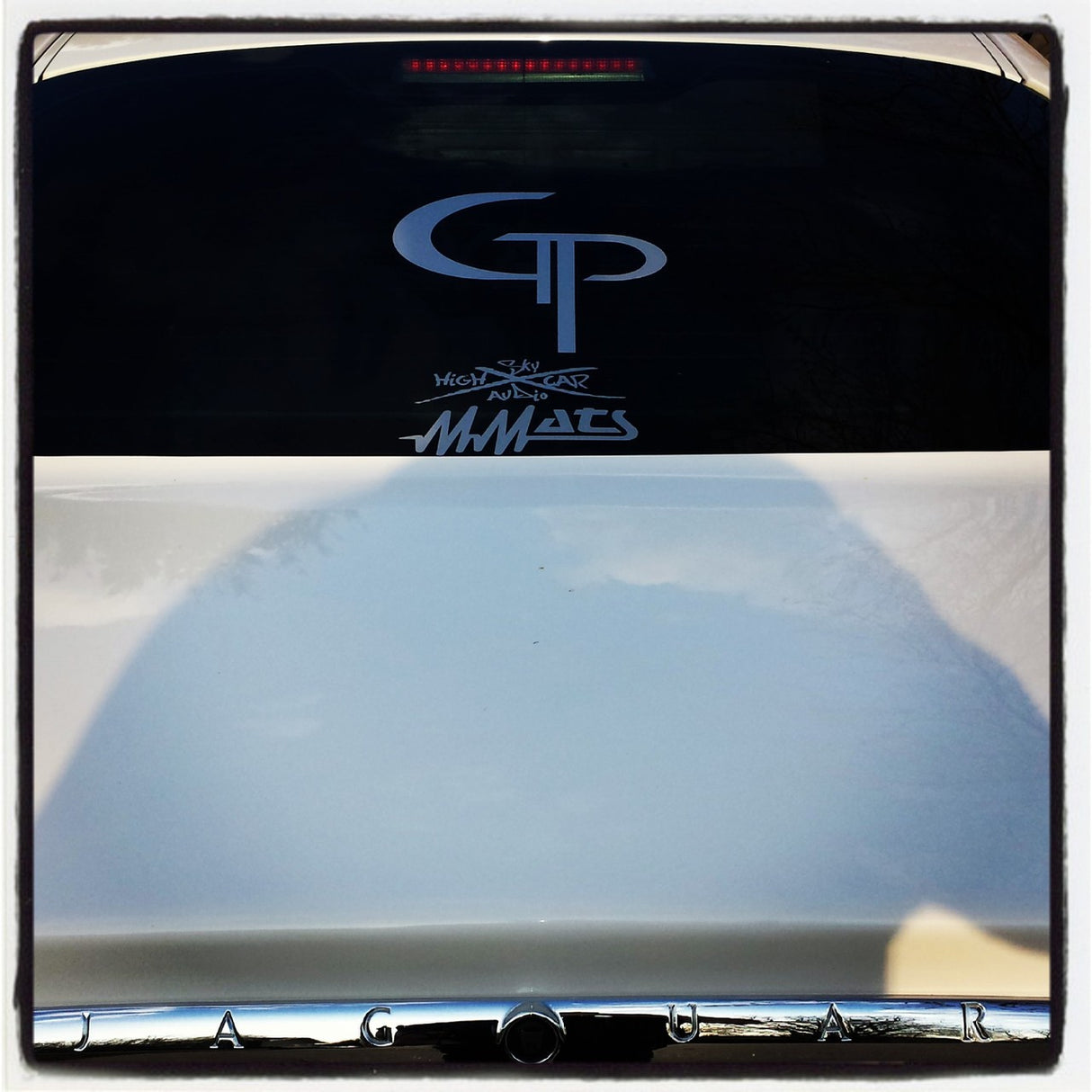 10" Metallic Silver GP 7 year Vinyl decal