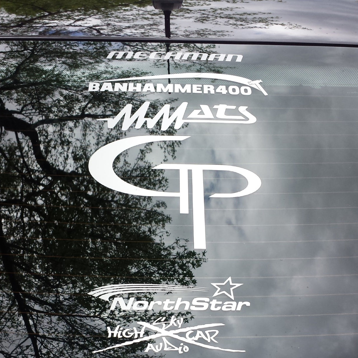 10" Metallic Silver GP 7 year Vinyl decal