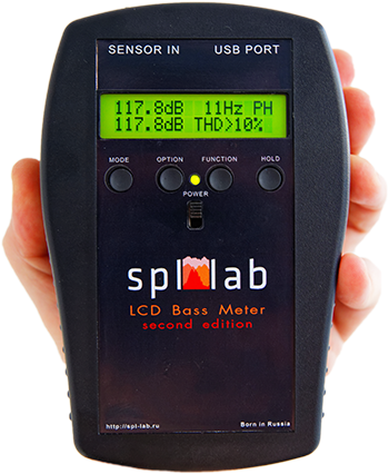 SPL LAB LCD BASS METER + SPL Sensor