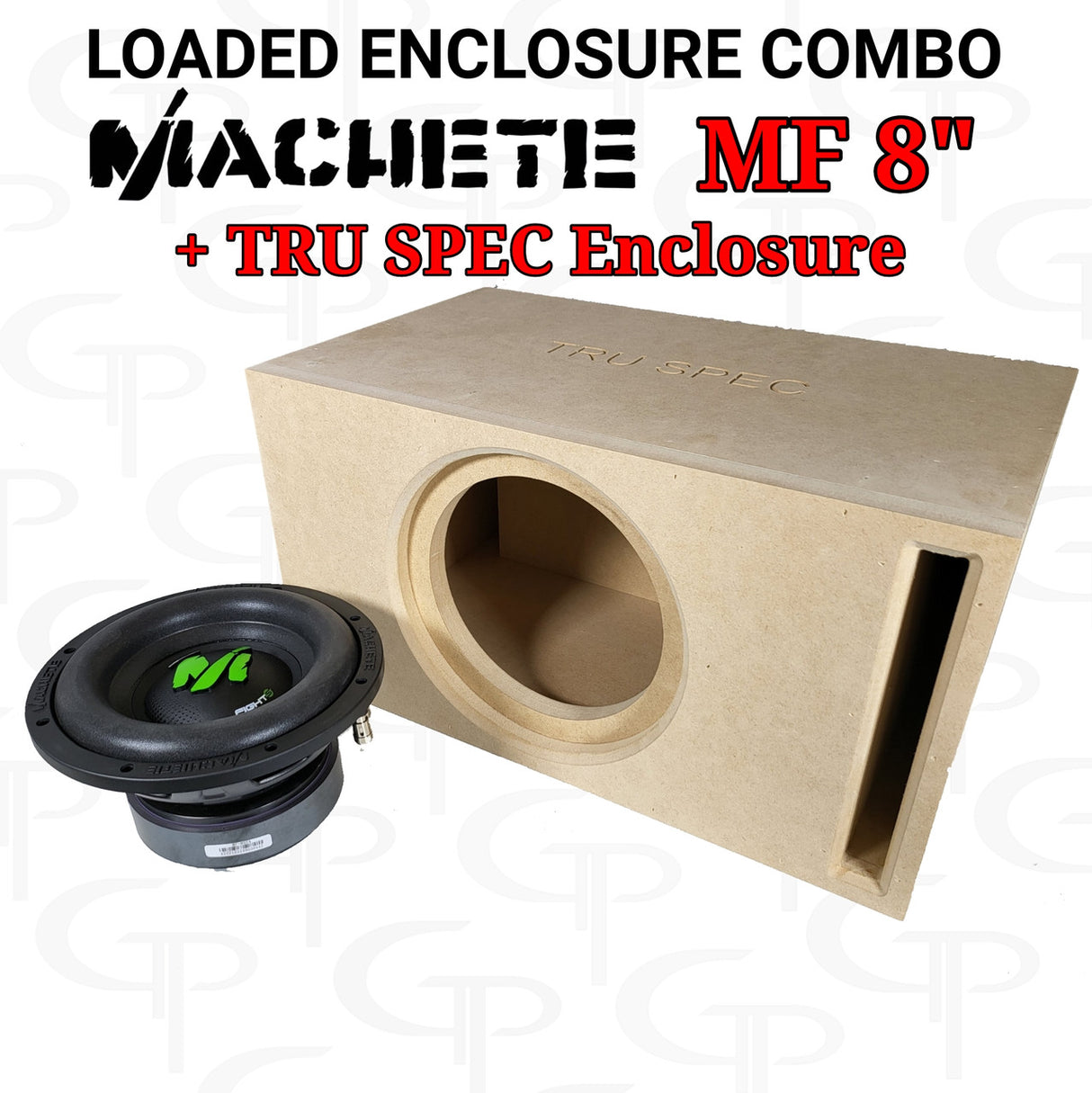 Loaded: Machete MF 8" Subwoofer + Tru Spec Single 8" Enclosure