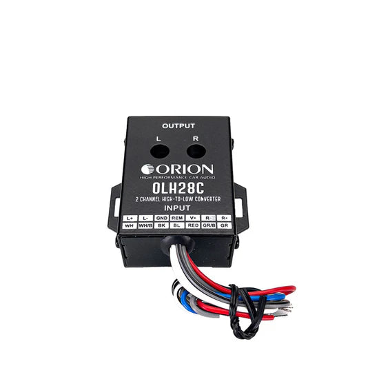 ORION 2 Channel High to Low Built-In 12V Remote Level Converter