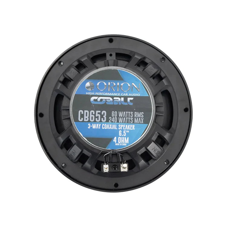 CB653 6.5" 3-Way Coaxial Speakers 60 Watts RMS | 240 Watts MAX